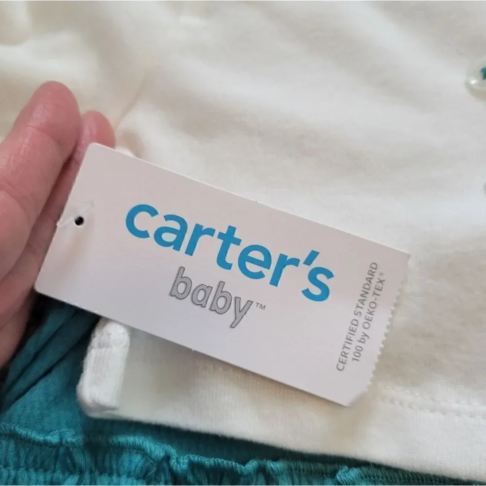 NWT CARTER'S TWO PIECE JUMPSUIT AND CARDIGAN SET SZ.3m